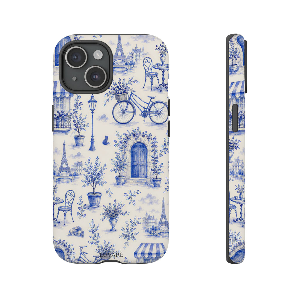 Paris Blue Toile Case