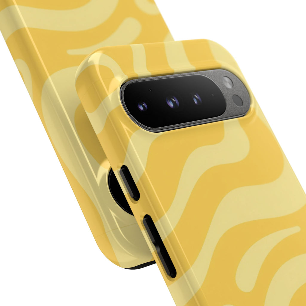 Yellow Retro Swirl Case