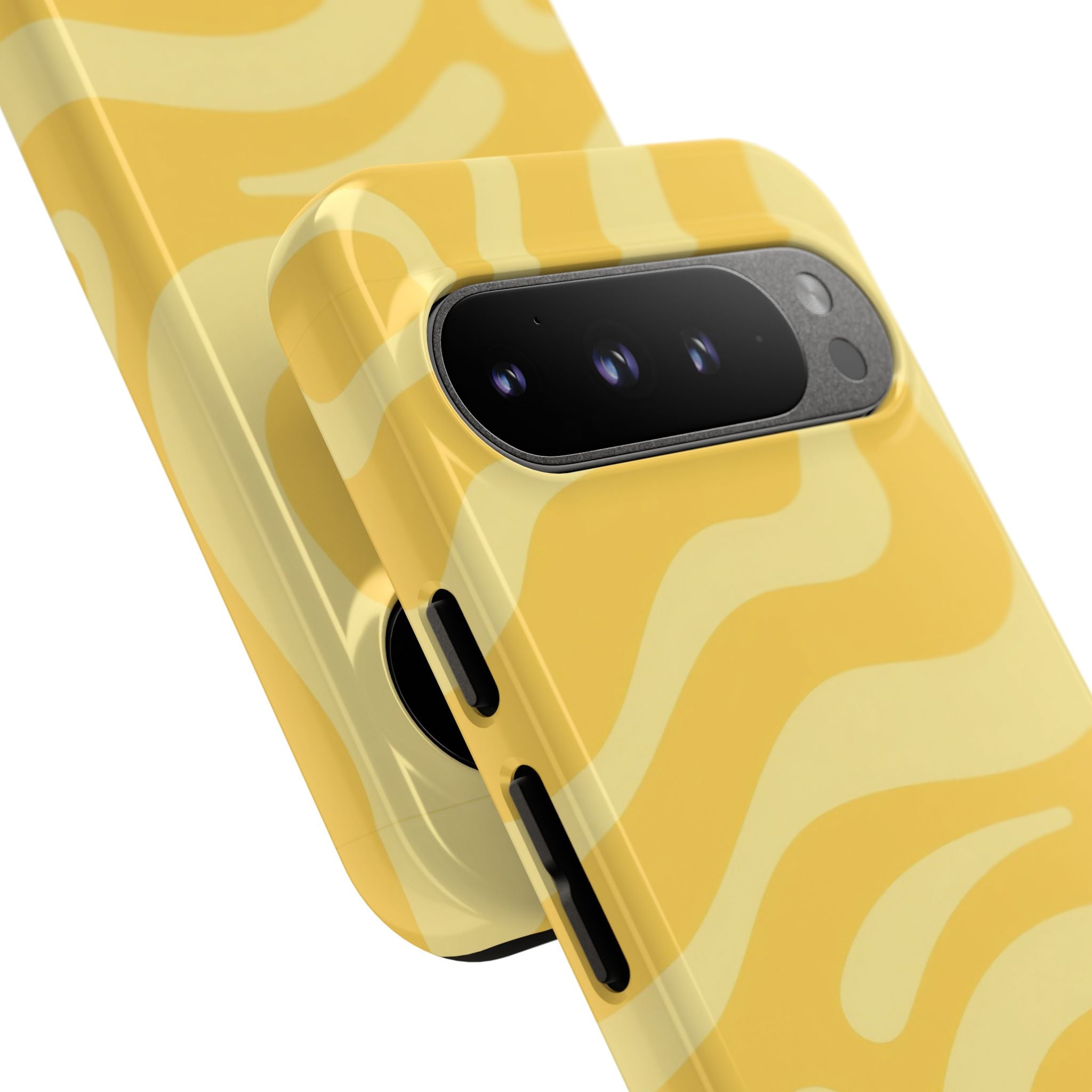 Yellow Retro Swirl Case