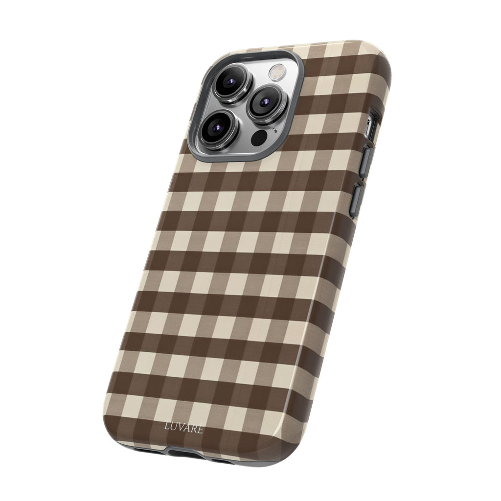 Brown Buffalo Plaid Case