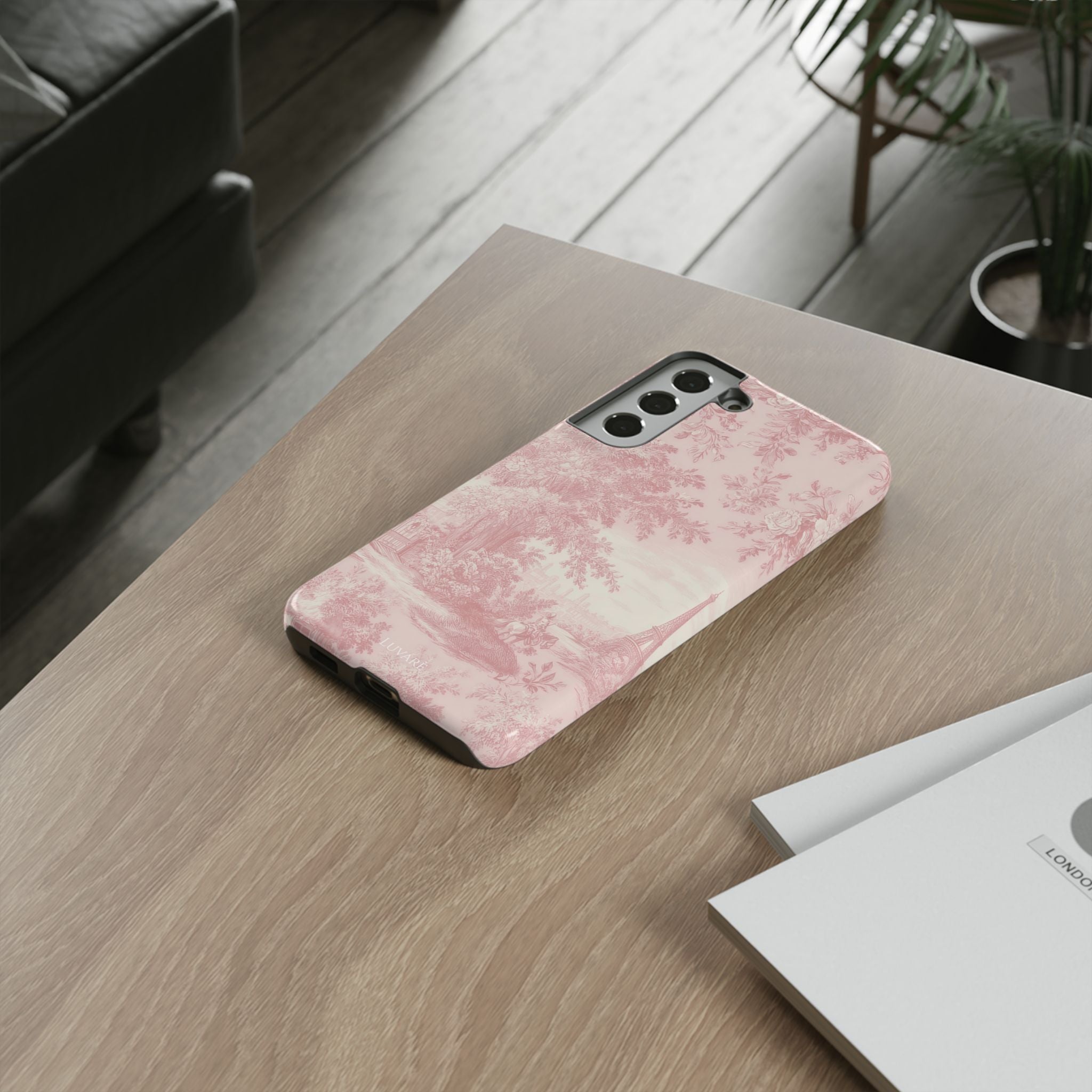Pink Vintage Toile Case
