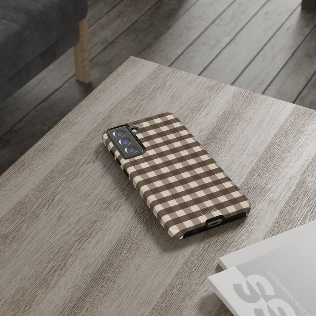 Brown Buffalo Plaid Case