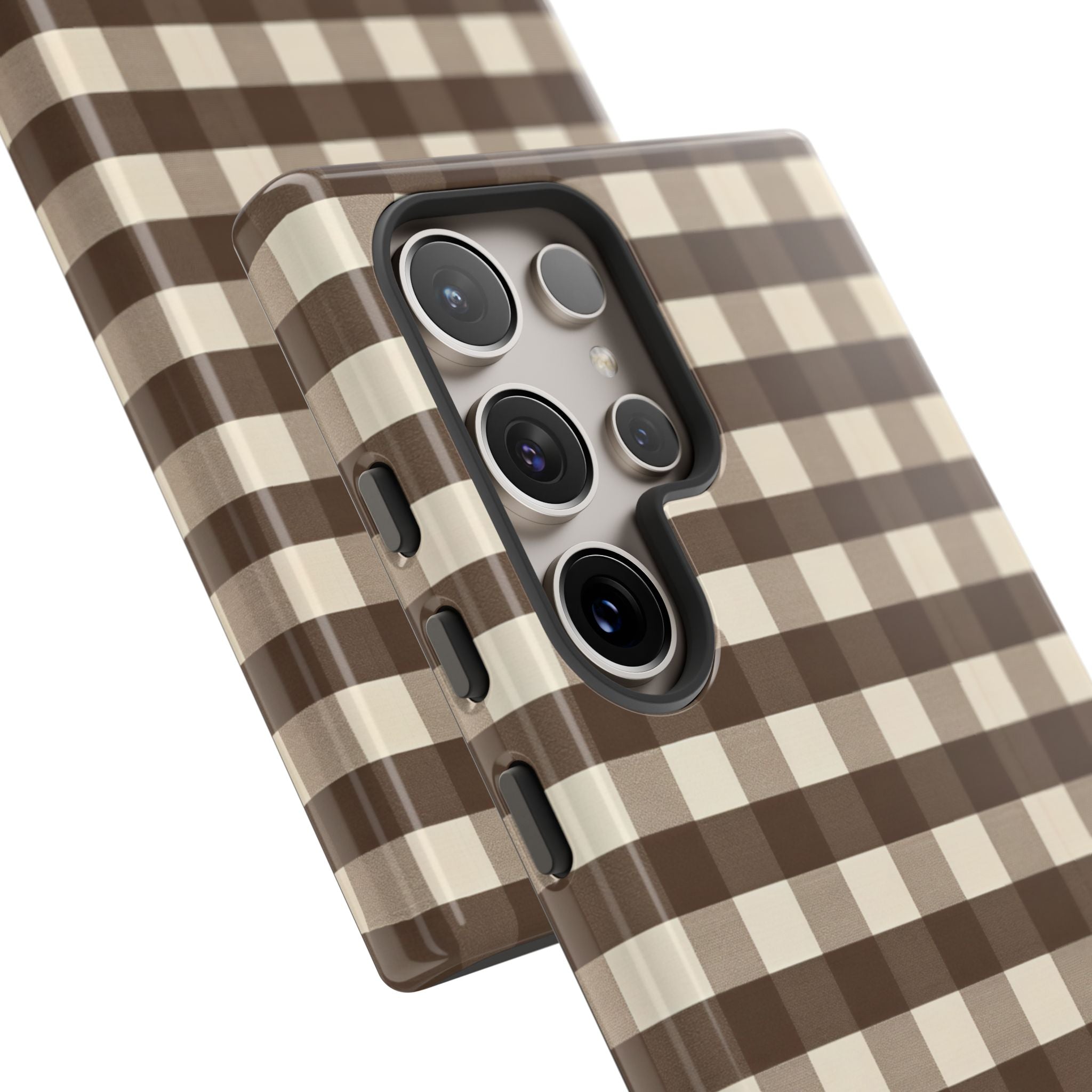 Brown Buffalo Plaid Case