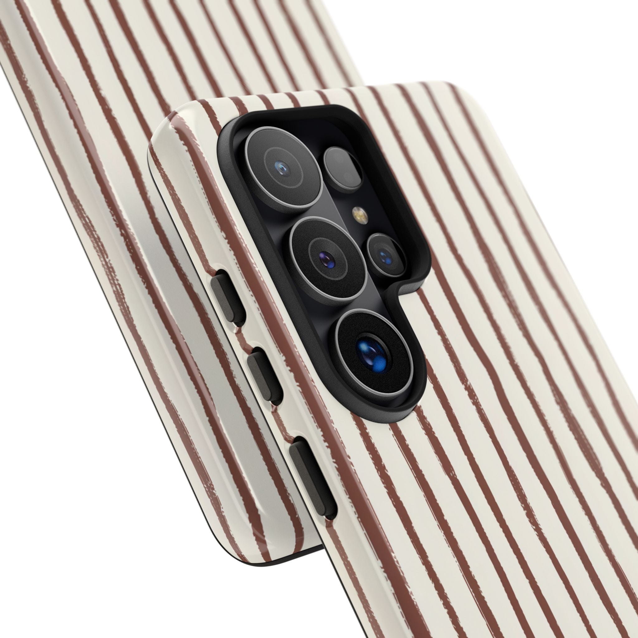 Brown Drawn Stripe Case