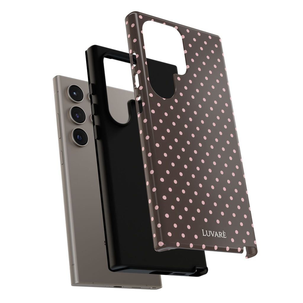 Brown Polka Dot Phone Case