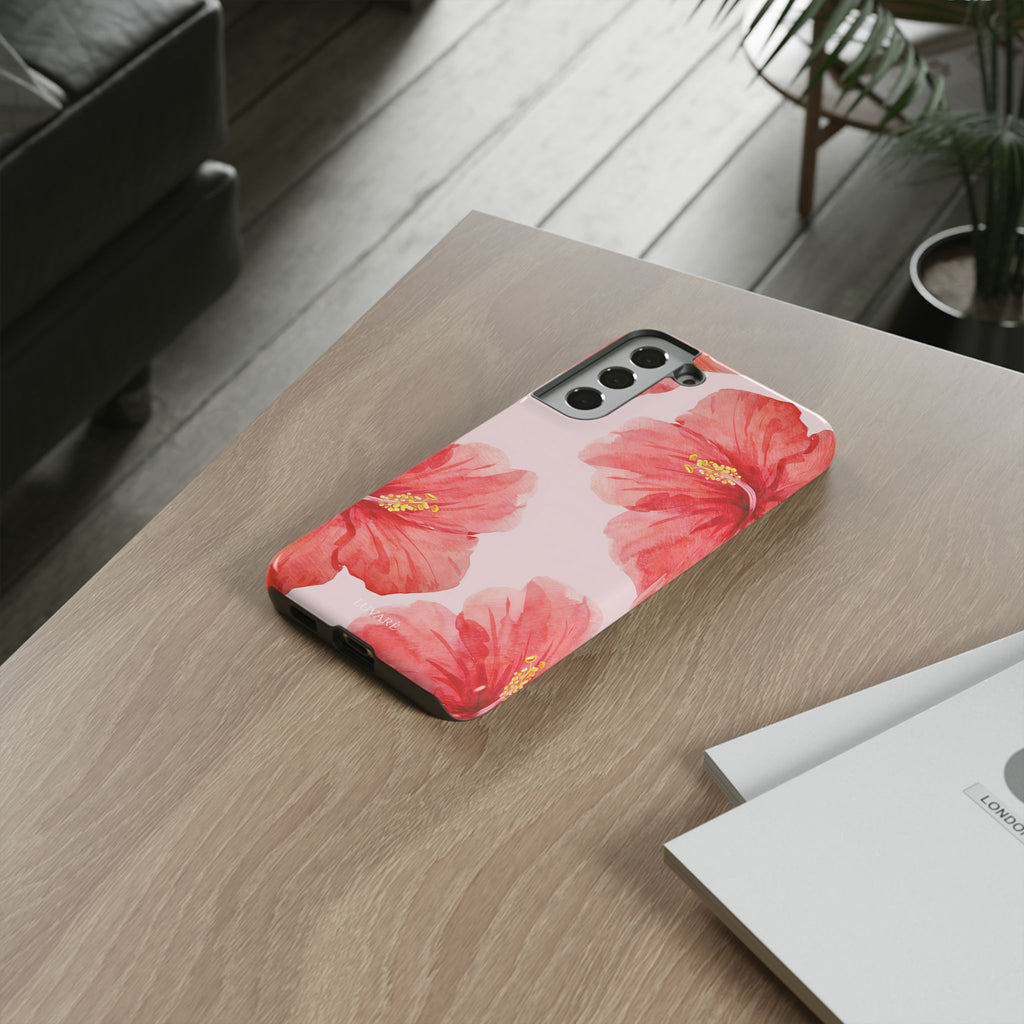 Watercolour Island Floral Hibiscus Case