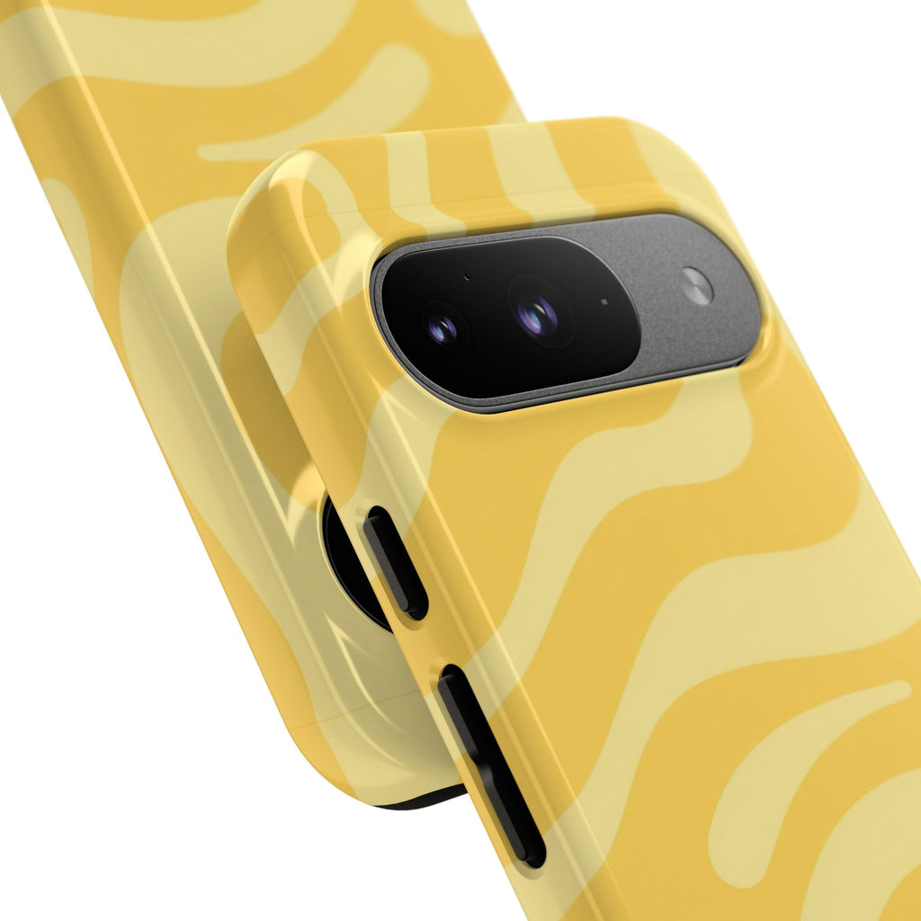 Yellow Retro Swirl Case