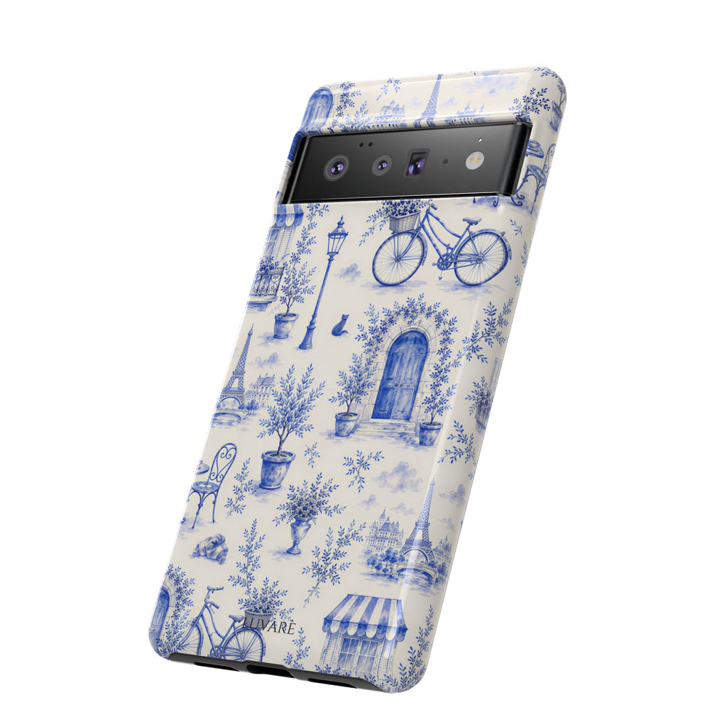 Paris Blue Toile Case