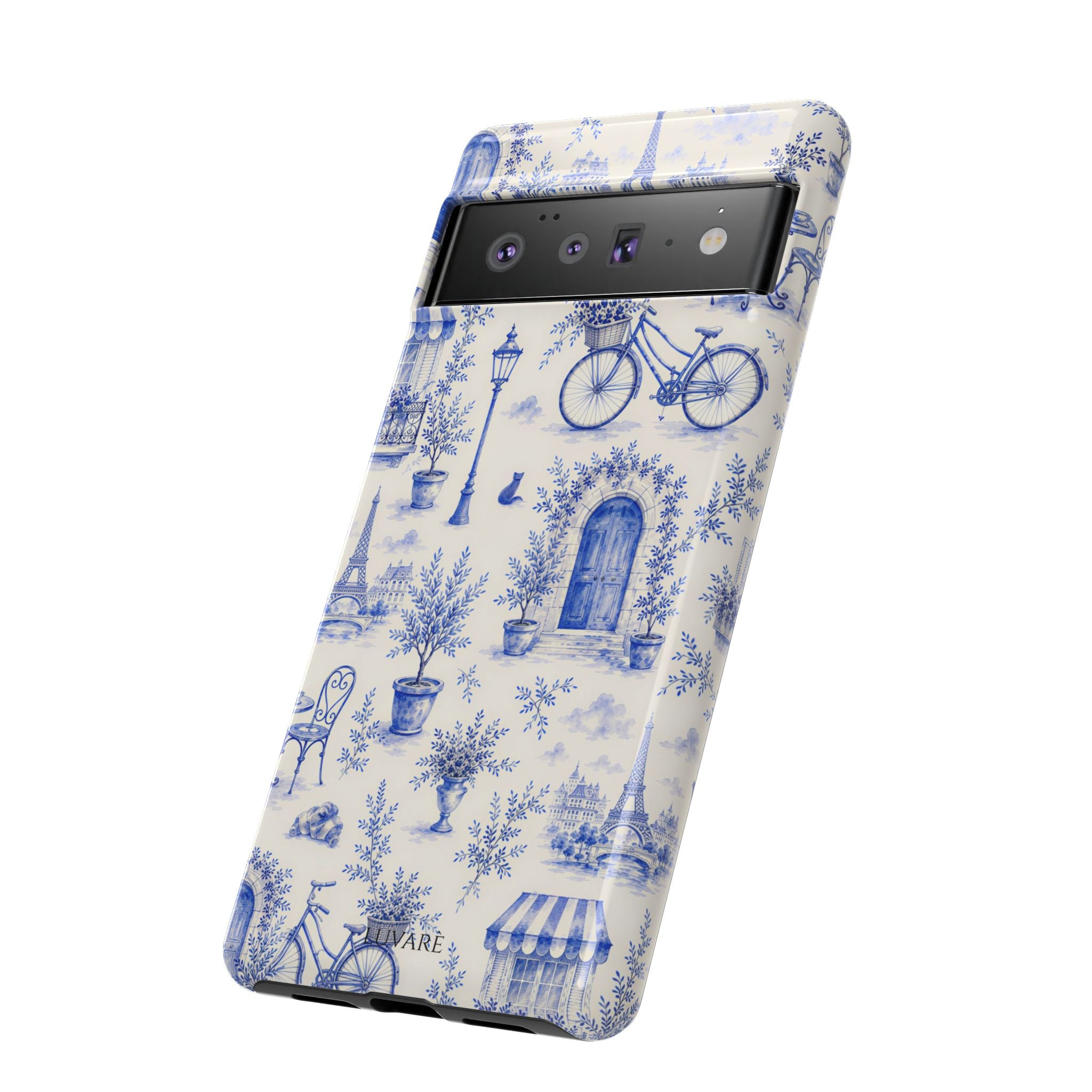Paris Blue Toile Case