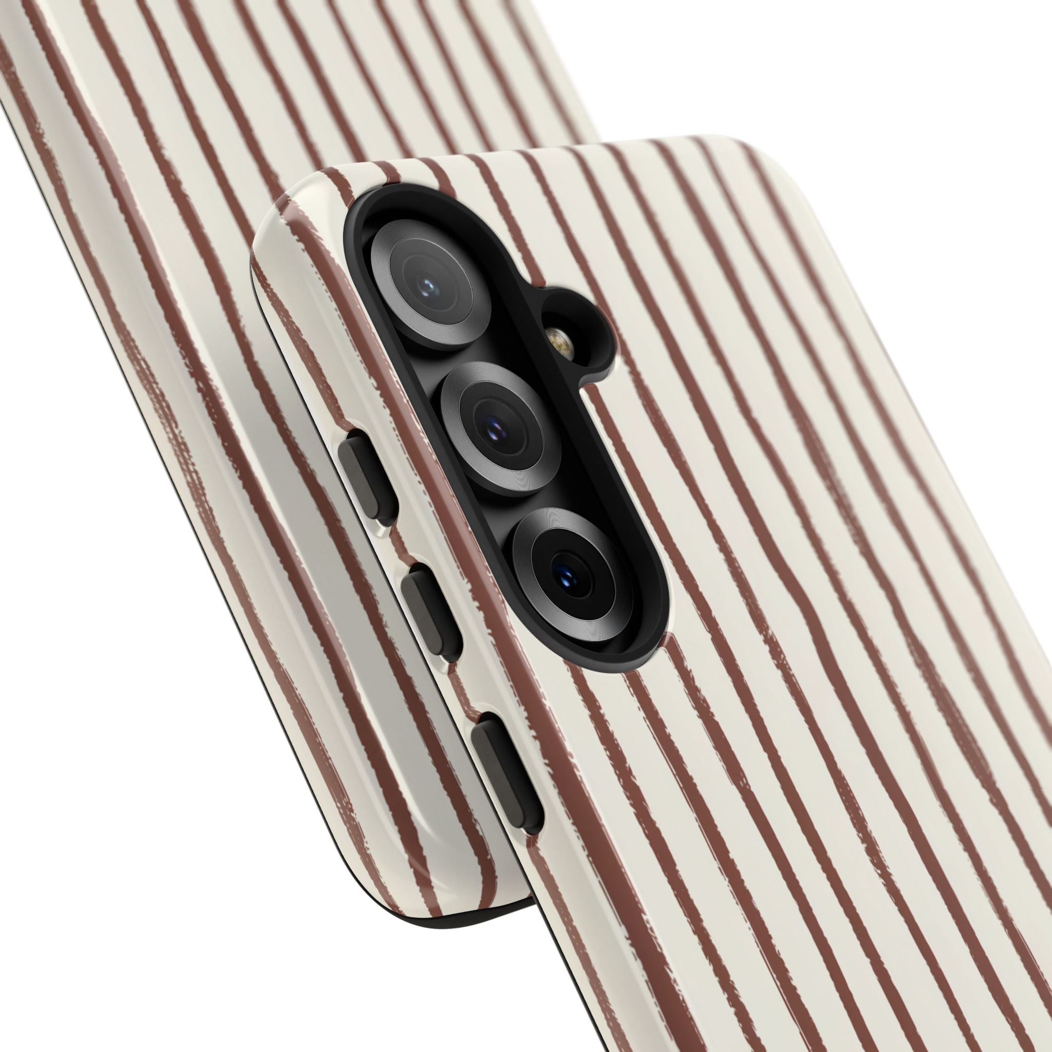 Brown Drawn Stripe Case
