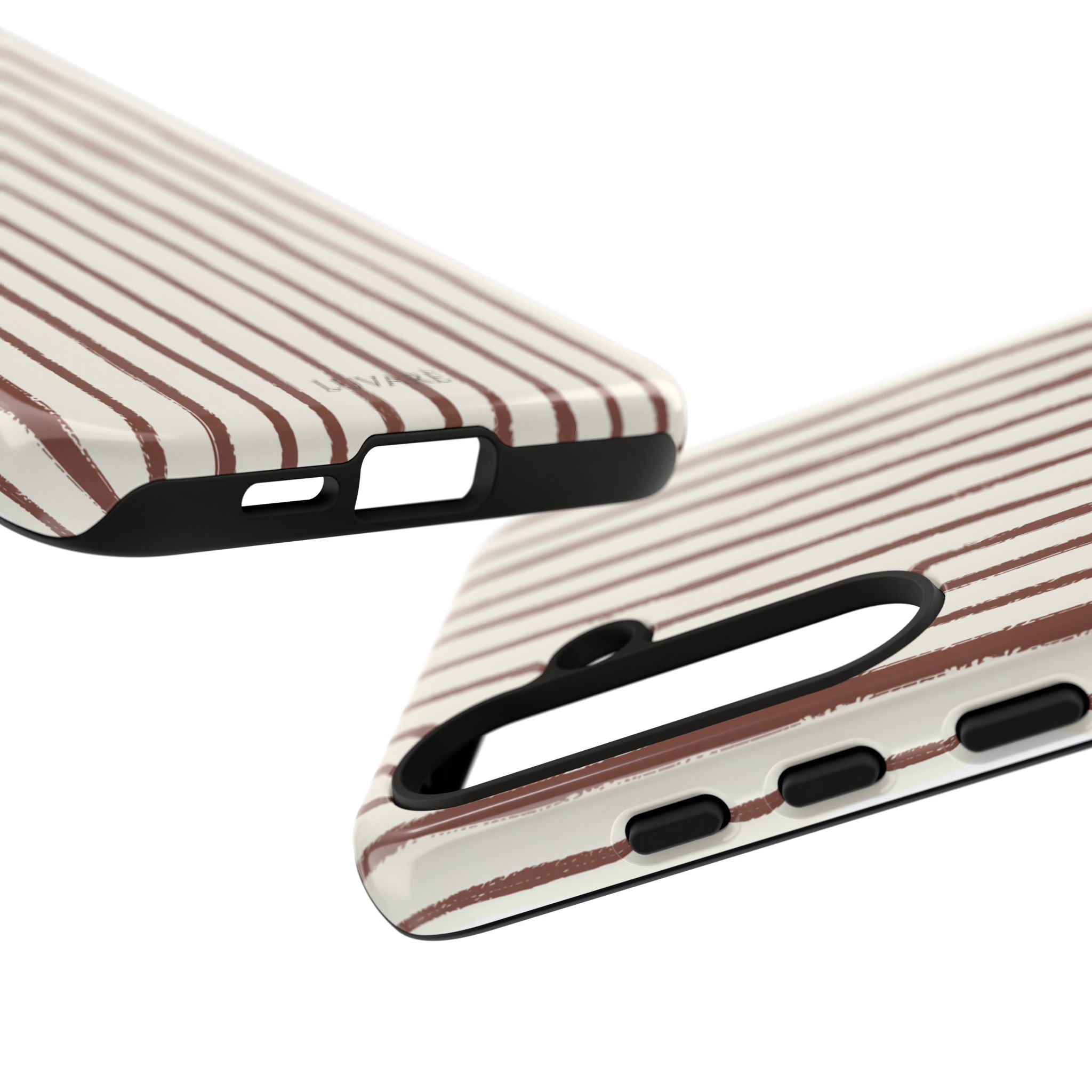 Brown Drawn Stripe Case