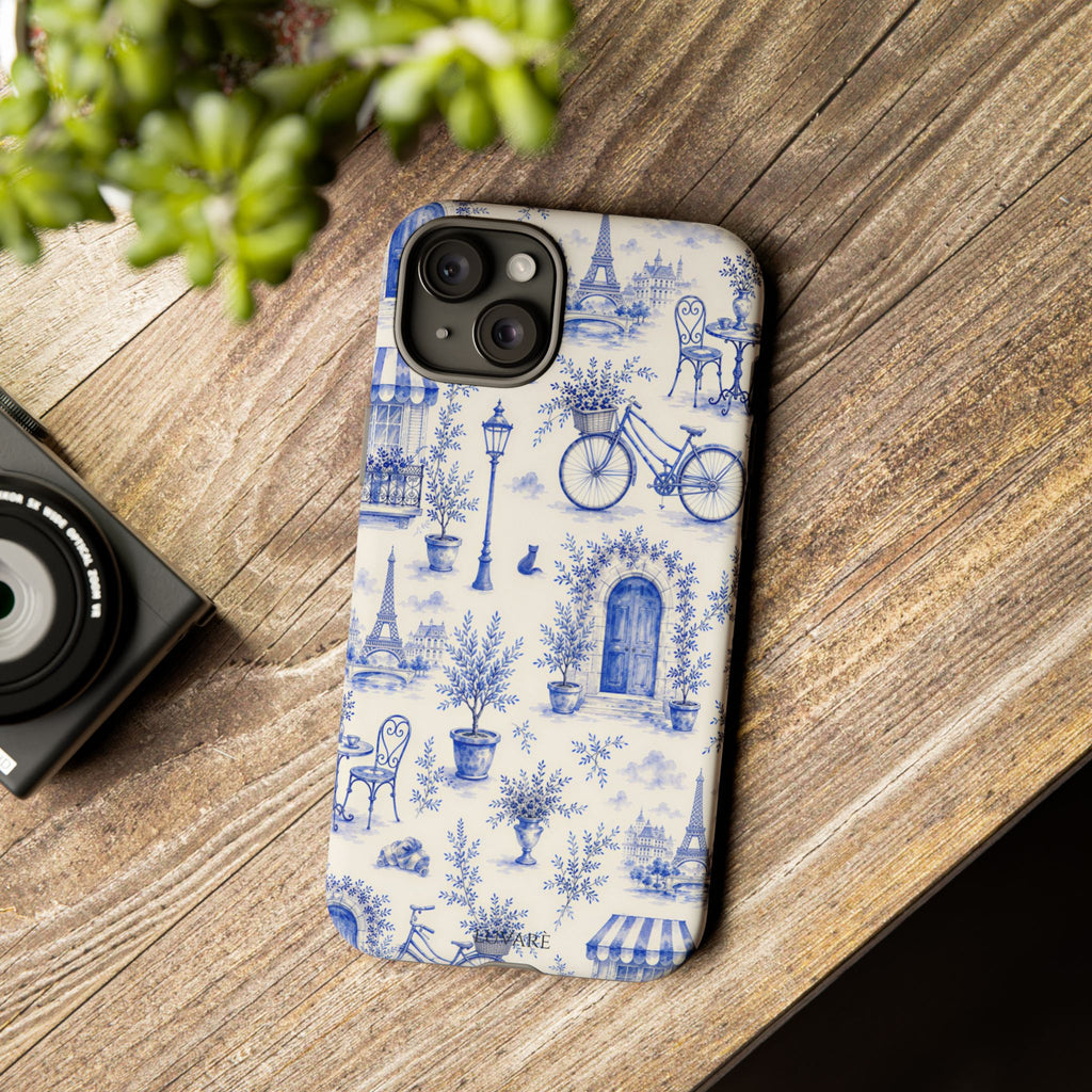 Paris Blue Toile Case