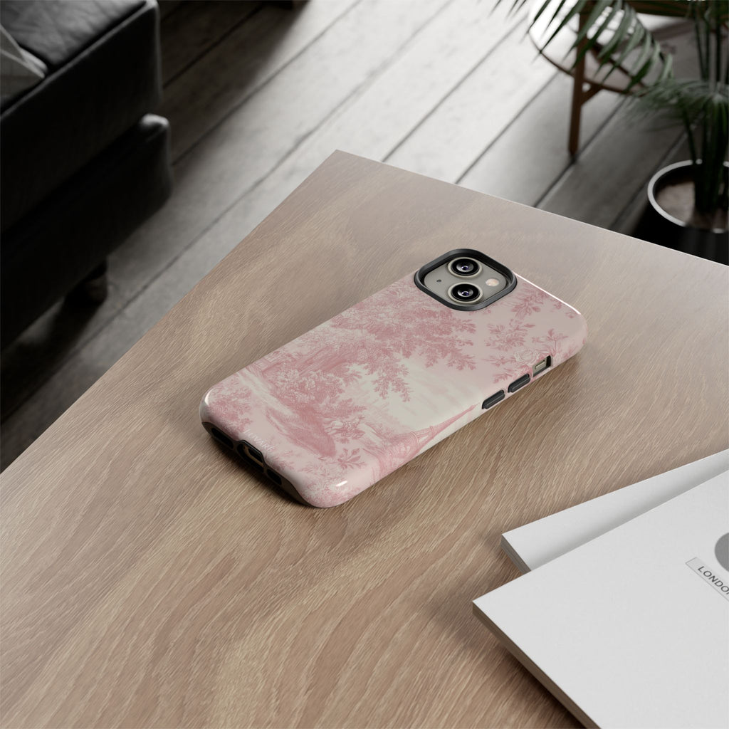 Pink Vintage Toile Case