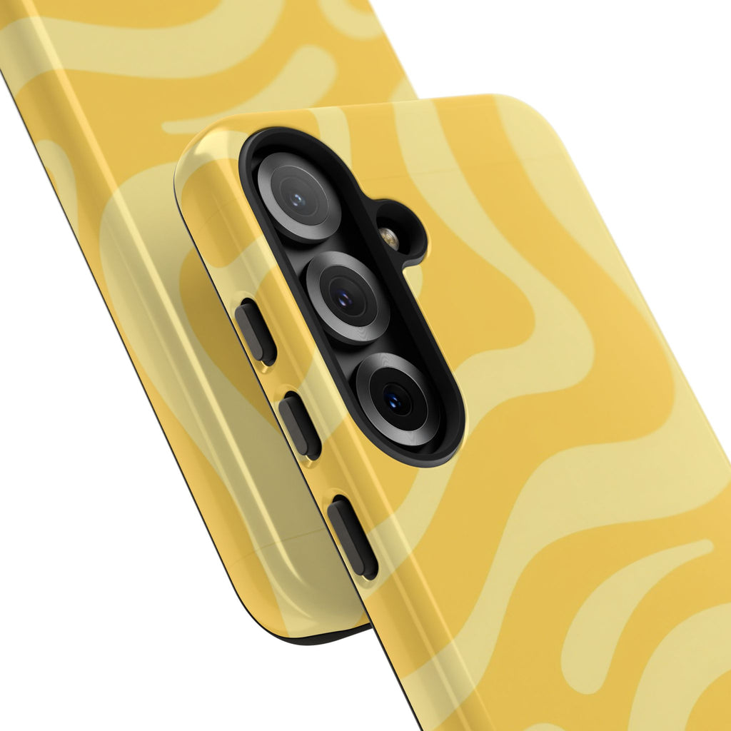 Yellow Retro Swirl Case