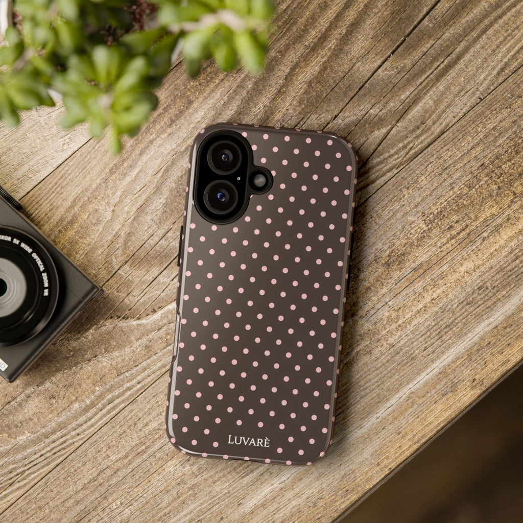 Brown Polka Dot Phone Case