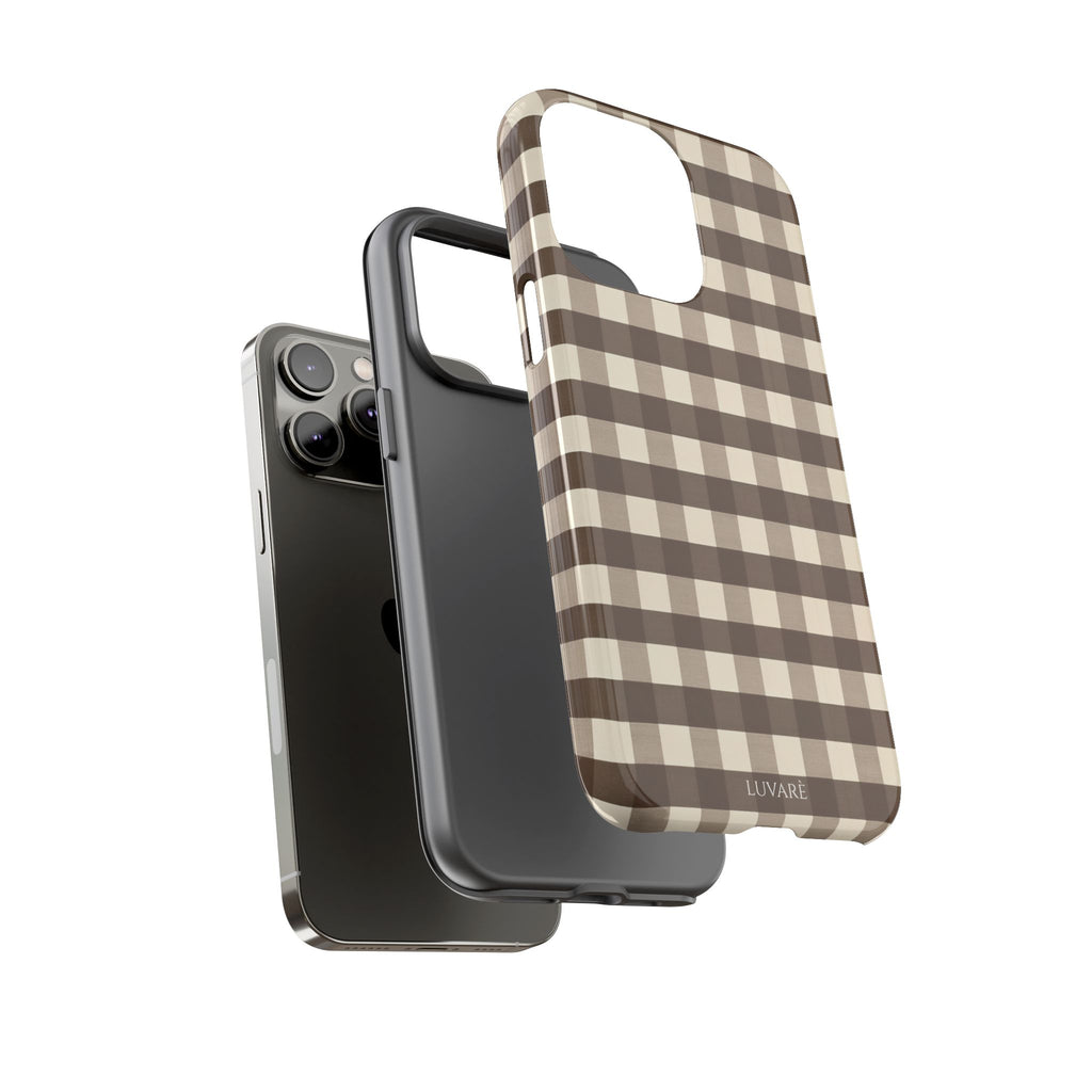 Brown Buffalo Plaid Case