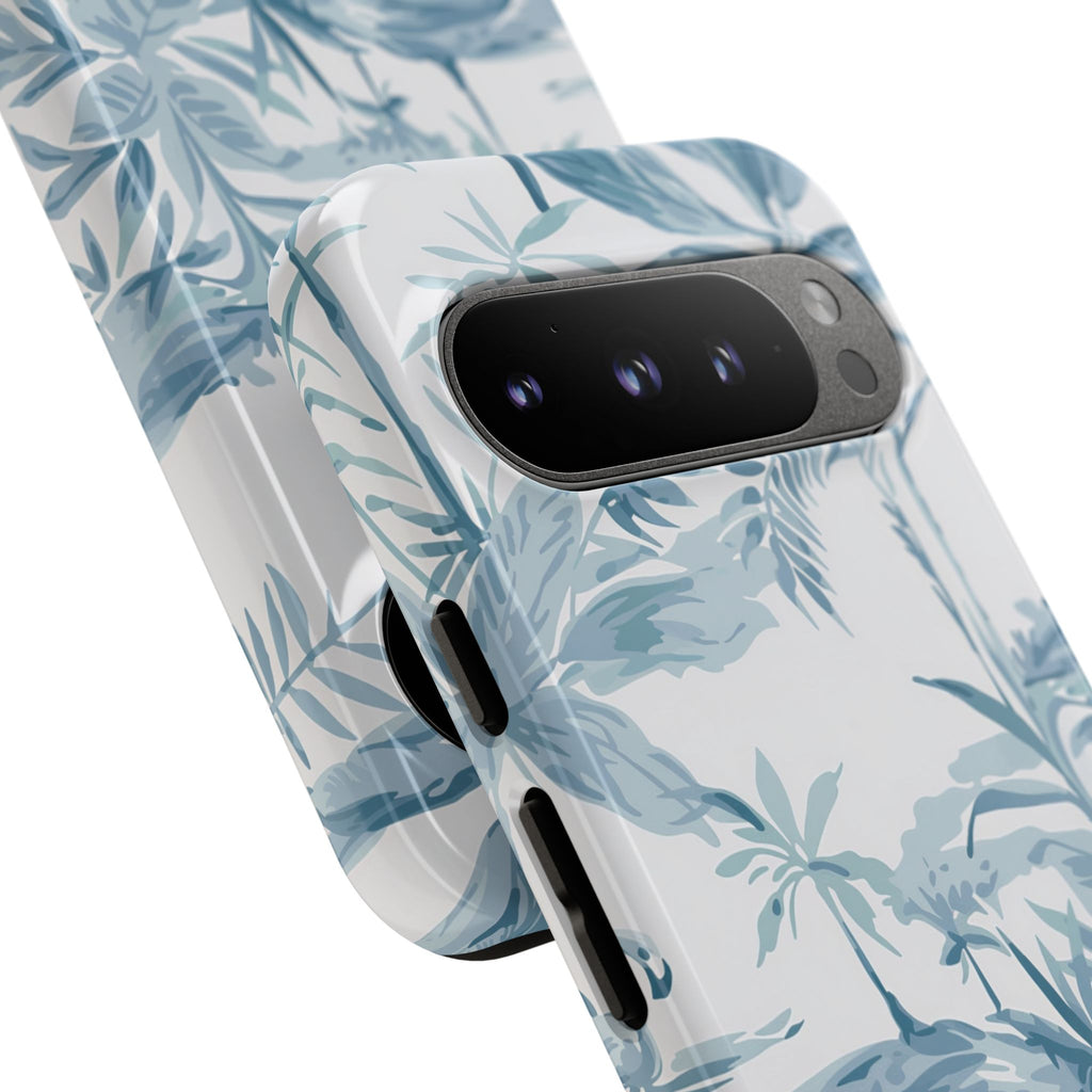 Tropical Palm Toile Case