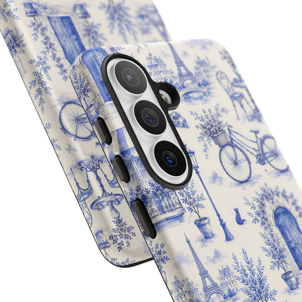 Paris Blue Toile Case