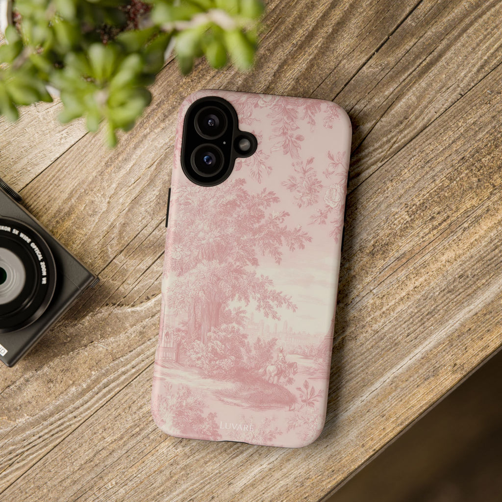 Pink Vintage Toile Case