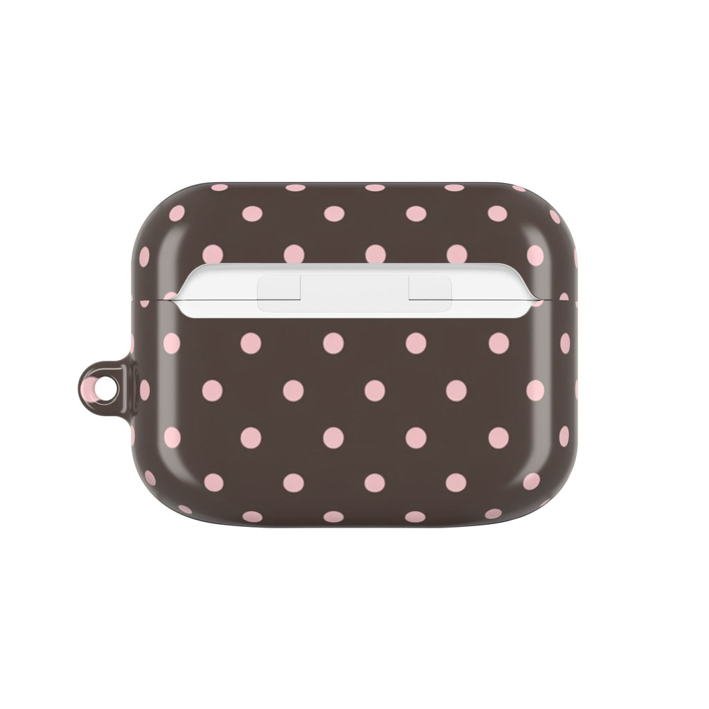 Brown Polka Dot AirPod Case