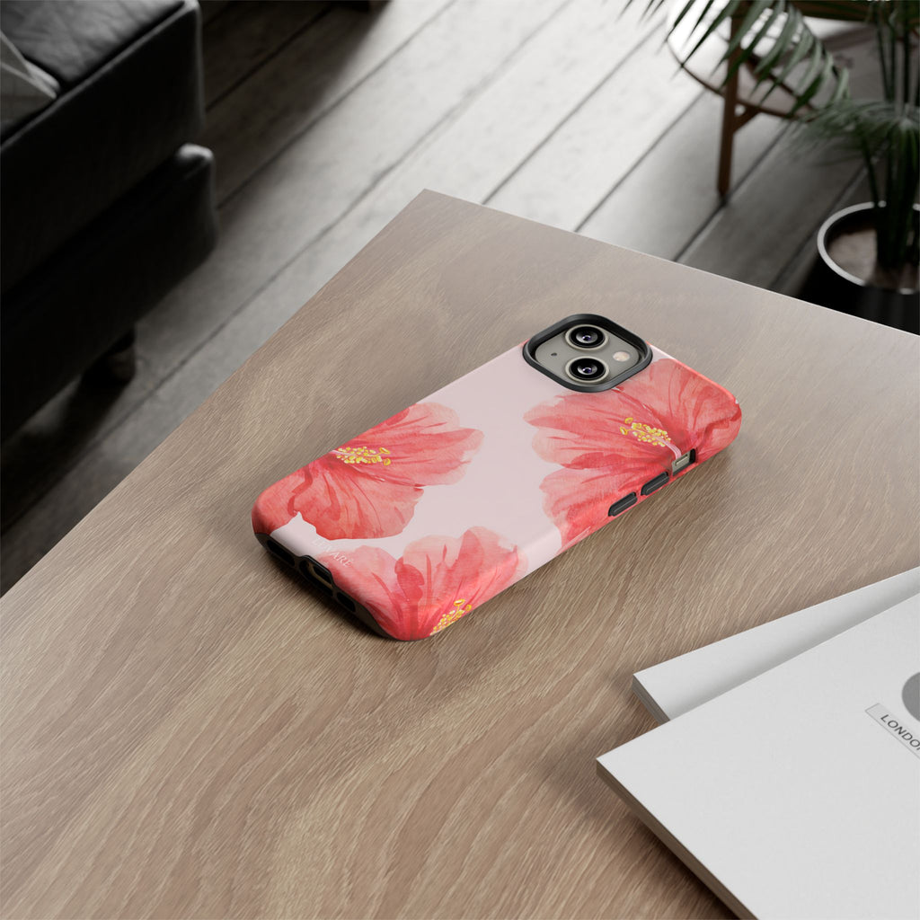 Watercolour Island Floral Hibiscus Case