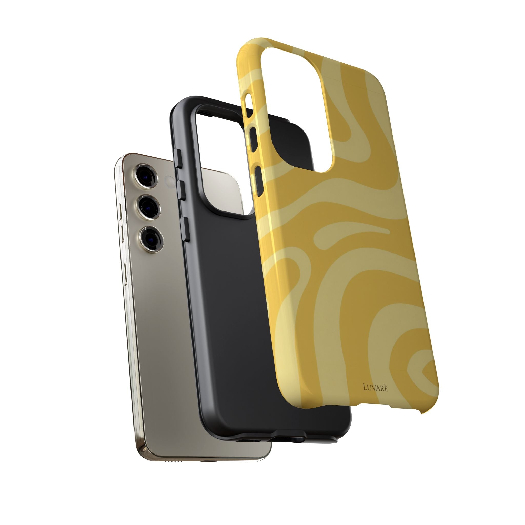 Yellow Retro Swirl Case