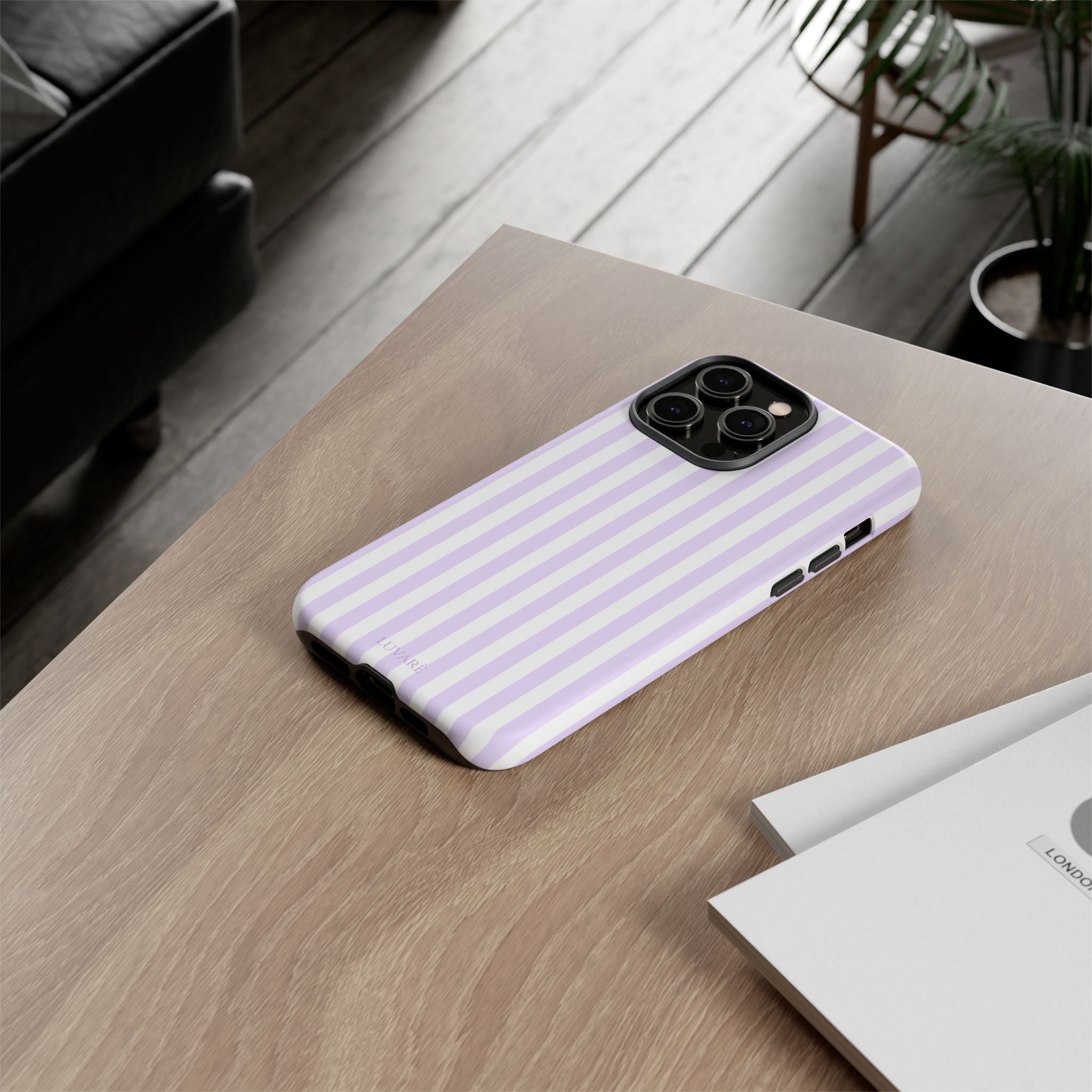 Lavender Stripe Case