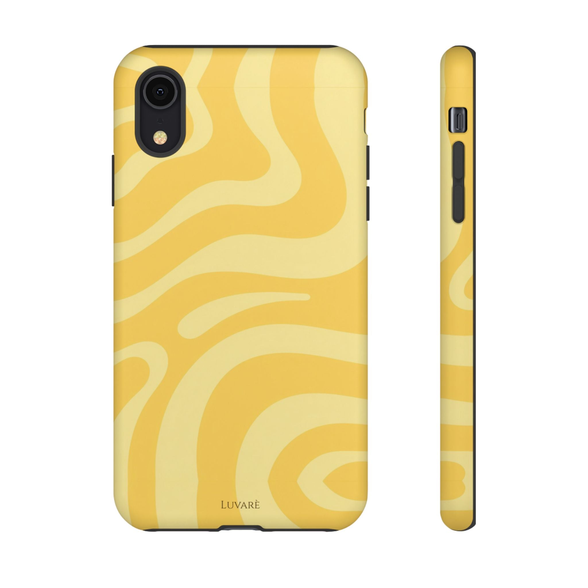 Yellow Retro Swirl Case