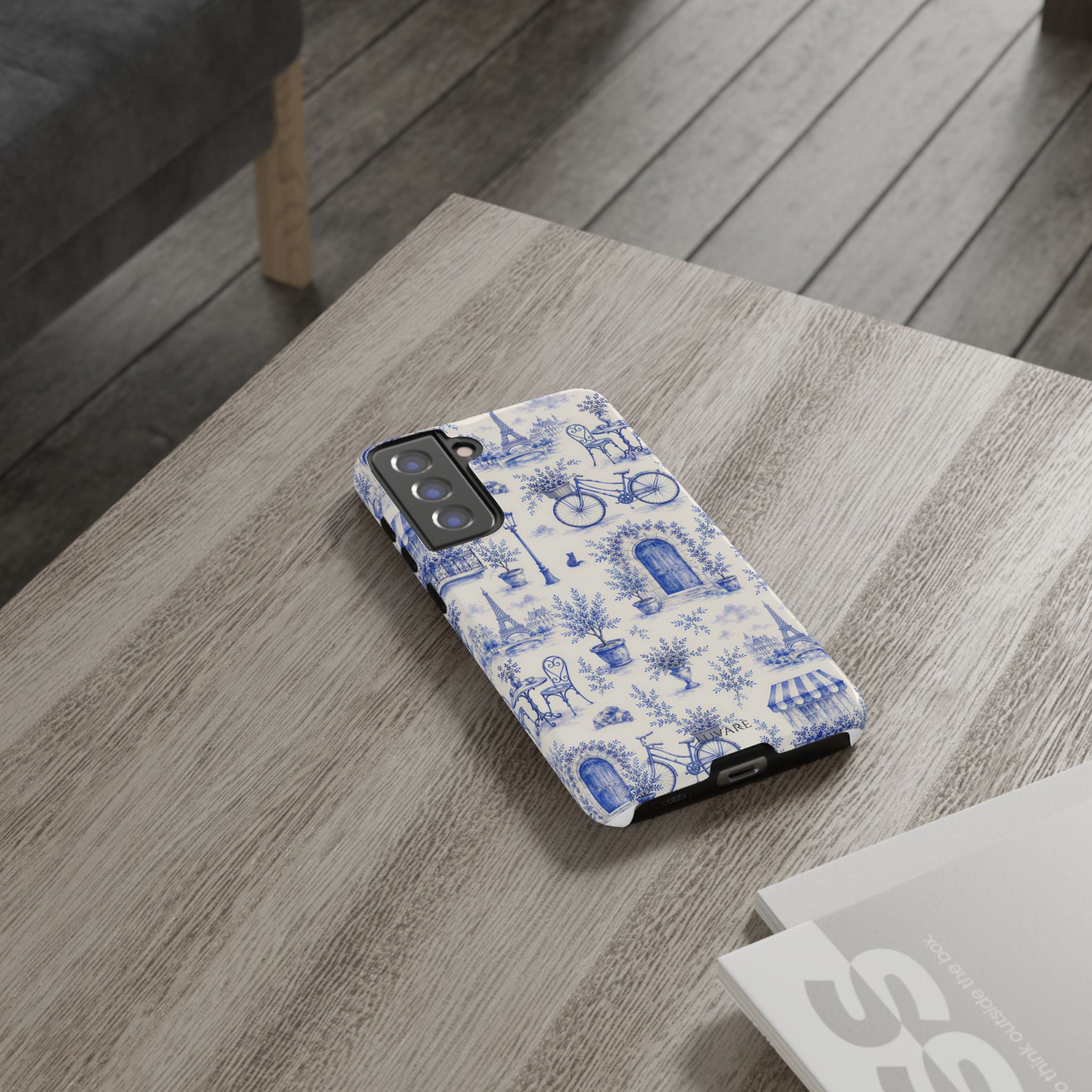 Paris Blue Toile Case