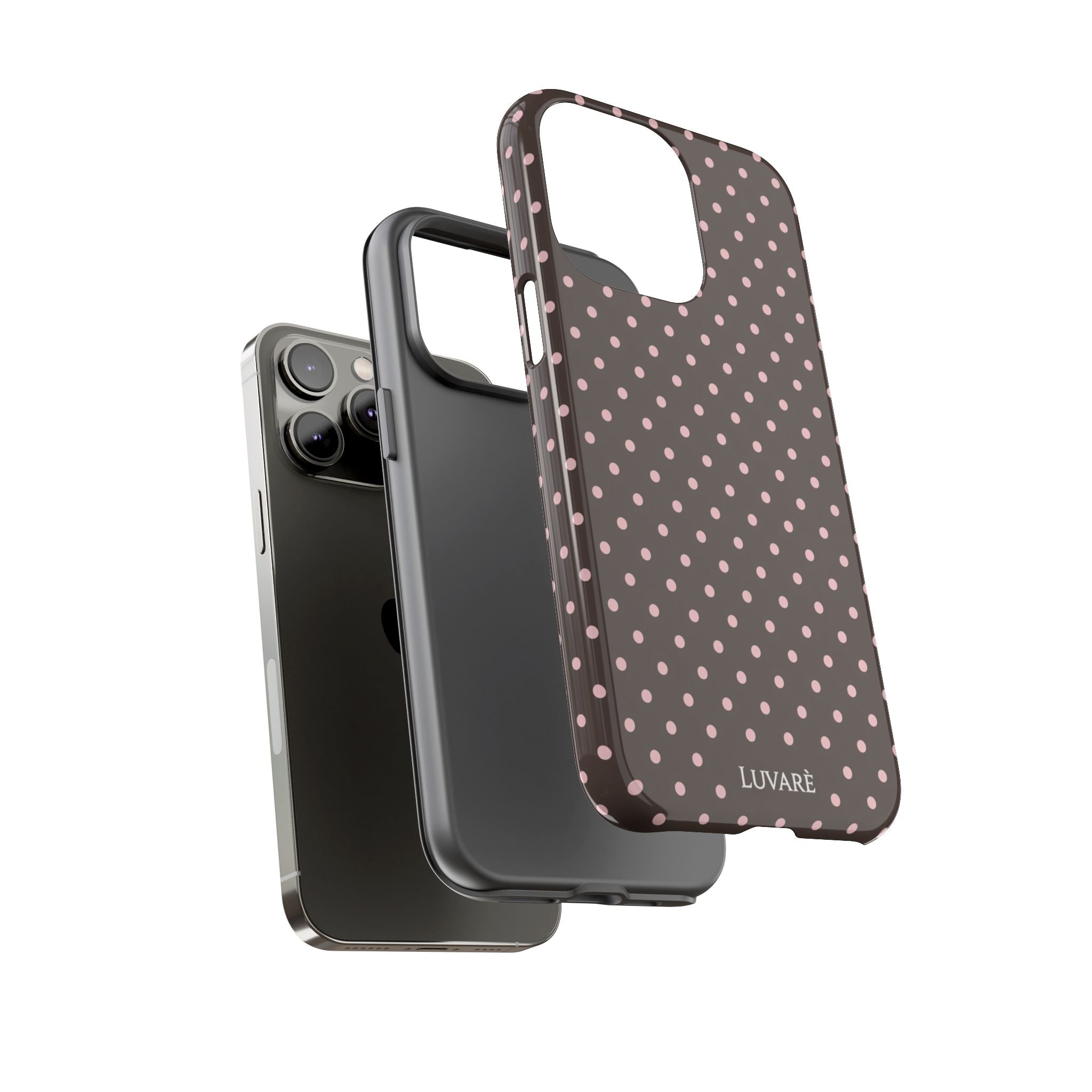 Brown Polka Dot Phone Case