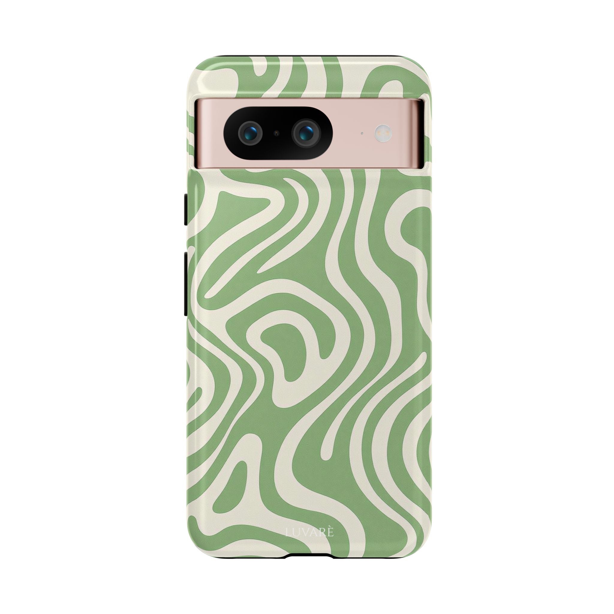 Abstract Green Swirl Phone Case