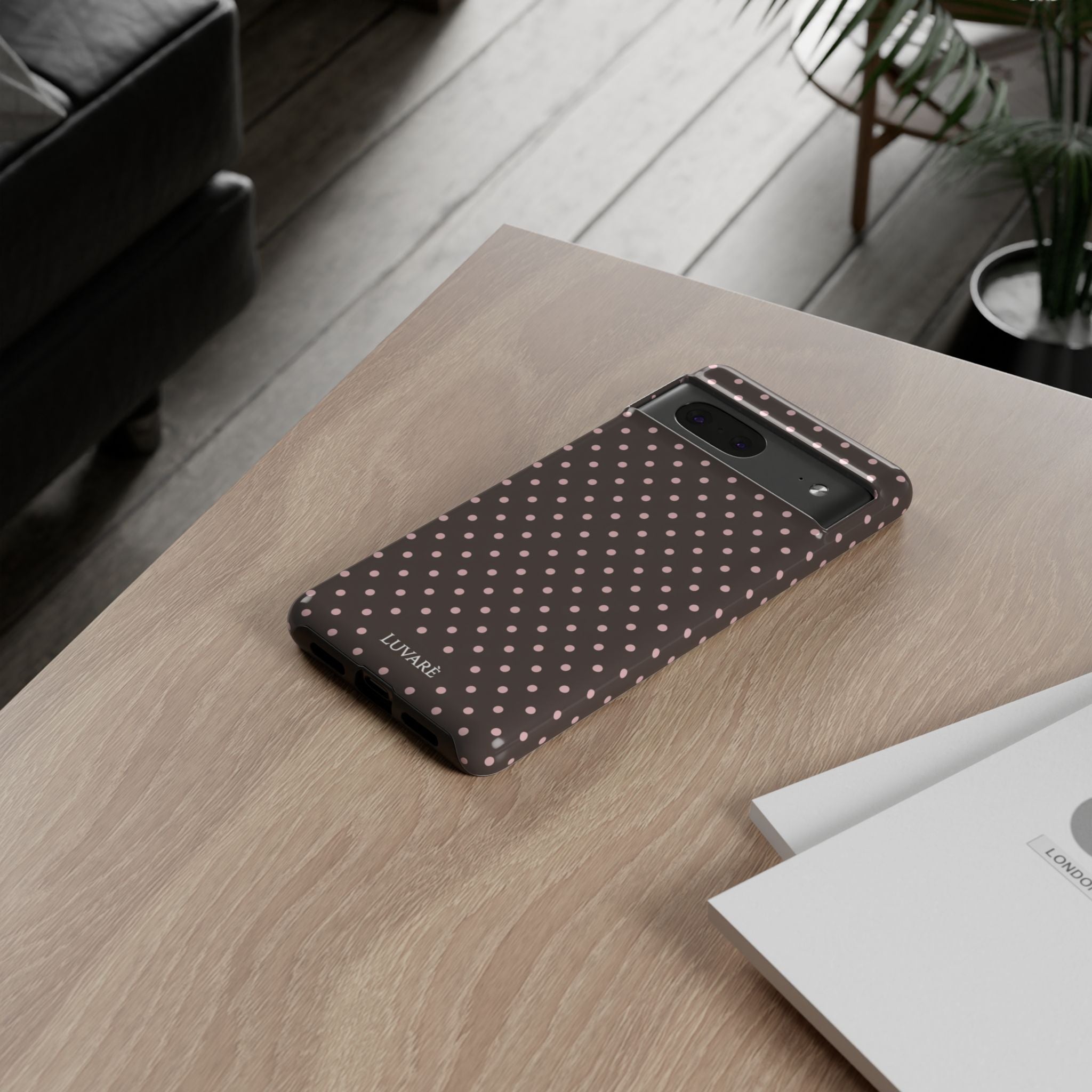 Brown Polka Dot Phone Case