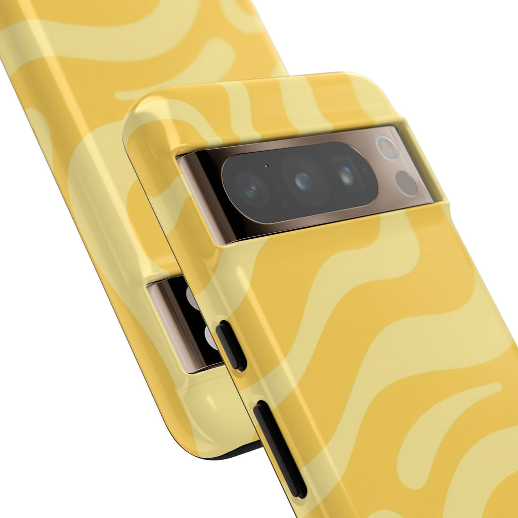 Yellow Retro Swirl Case